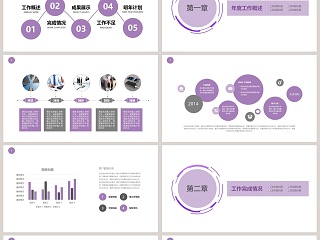 商务汇报总结ppt模板工作总结