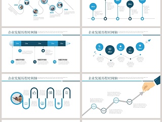 企业发展历程时间轴ppt