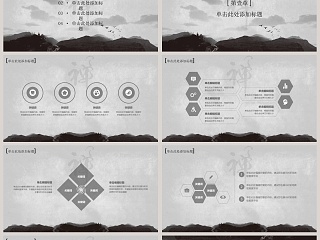 中国风佛性禅心佛教文化PPT  