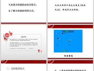 太 阳 能-第二十章 能源与可持续发展教学ppt课件