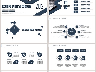 互联网科技项目管理商业计划书PPT