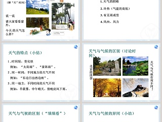 第三章天气与气候-多变的天气教学ppt课件