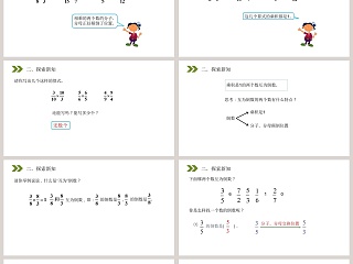 人教版小学数学六年级上册PPT模板