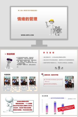 情绪的管理-第二单元 第四课 揭开情绪的面纱教学ppt课件