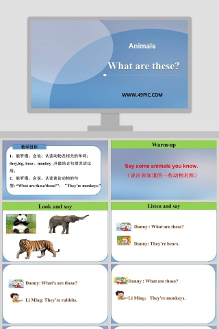 What are these-Animals - 动物_classification_PPT模板内容下载