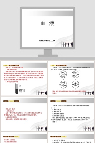 血 液教学ppt课件下载