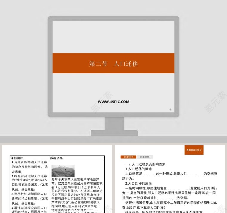第二节人口迁移教学ppt课件第1张