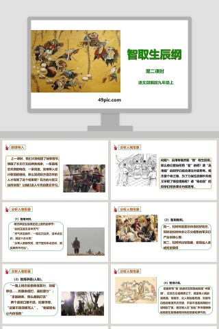 部编版九年级语文上册智取生辰纲PPT课件