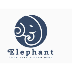 大象图标logo