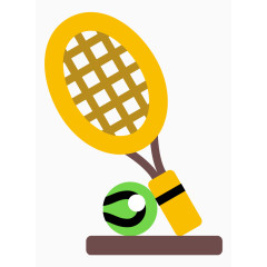 网球拍与网球