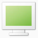 监控绿色计算机屏幕显示锡耶纳