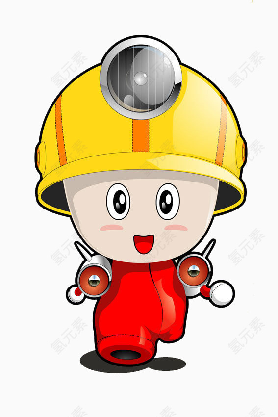 可爱的小小消防员