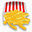三十二法国人炸薯条iconshock食品西格玛小图标