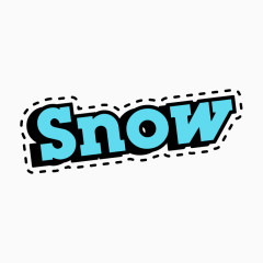 snow艺术字