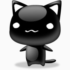黑色的小猫