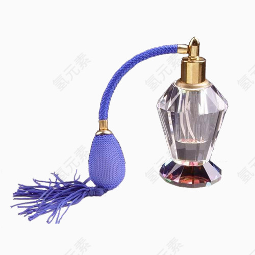紫色流苏香水瓶