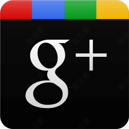 googleplus黑色的Google +