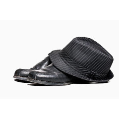 绅士帽皮鞋