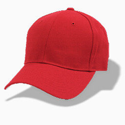 帽子棒球红色的帽子图标