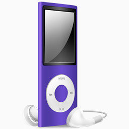 iPod纳米紫色关闭iPod Nano的色