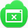 关闭窗口free-green-cloud-icons