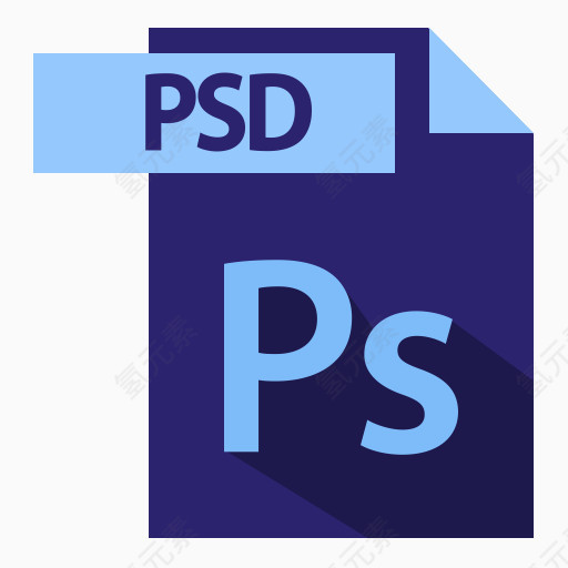 延伸文件格式PSDPSD的延伸Adobe vicons