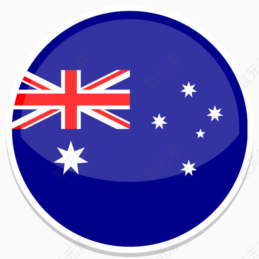 澳大利亚2014 -世界-杯标志-平-图标