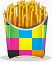 口味法国薯条social-fries-icons