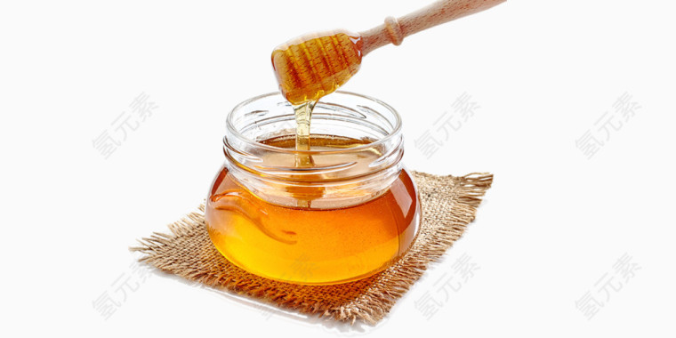 农家养蜂蜜罐子PNG素材