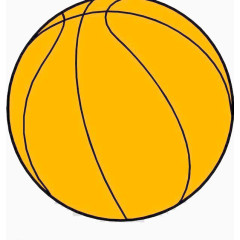 黄色篮球