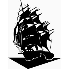 黑色海盗元素航海