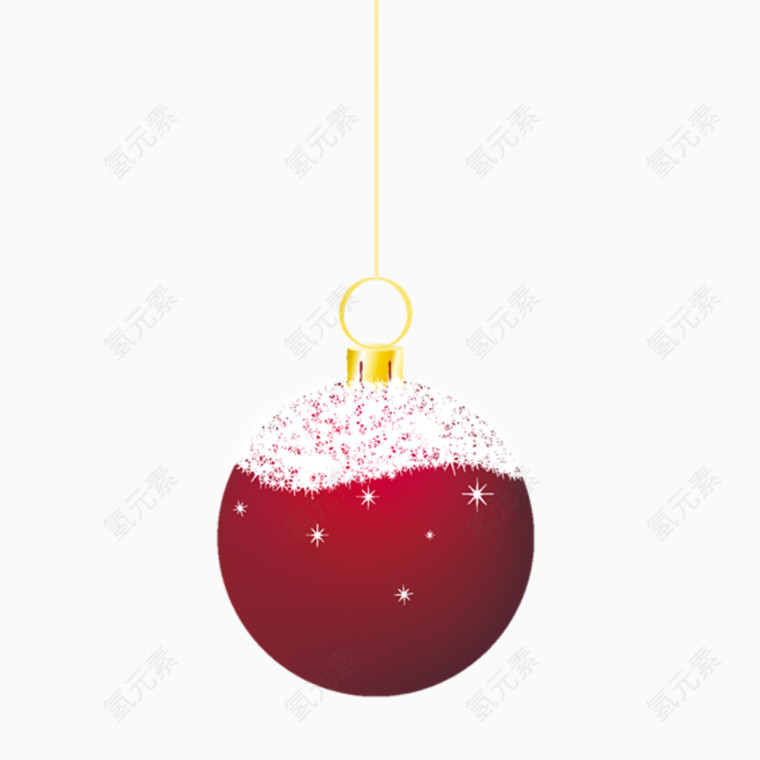 红色铃铛圣诞节挂饰