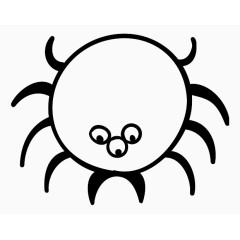 蜘蛛Handmade-Halloween-icons