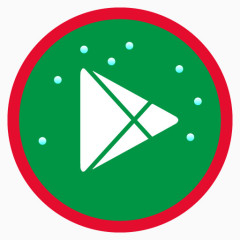 谷歌christmas-social-networking-icons