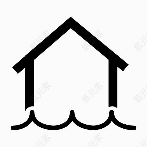 小房子符号图标