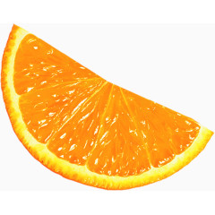 橙子瓣鲜榨果汁