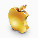 橙色苹果mac-3D