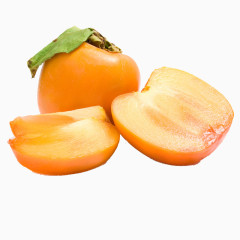 夏季水果无子柿子高清PNG素材