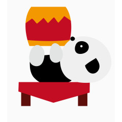 61儿童节卡通熊猫
