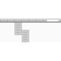 灰白色导航条