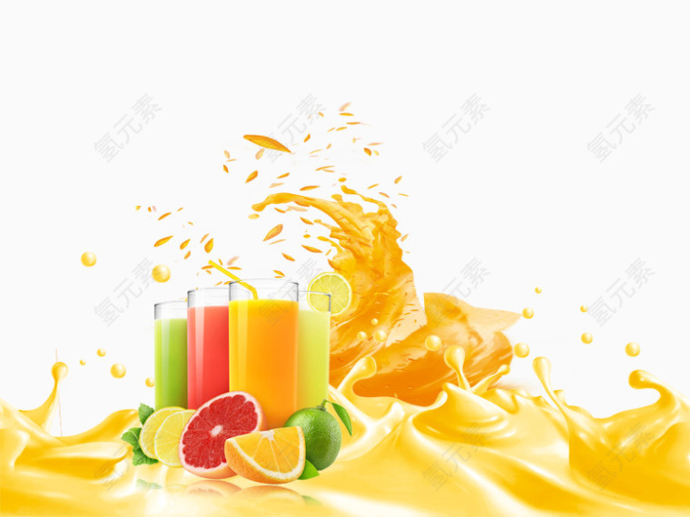 创意动感橙汁