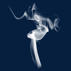 烟雾创意白色油烟机烟雾