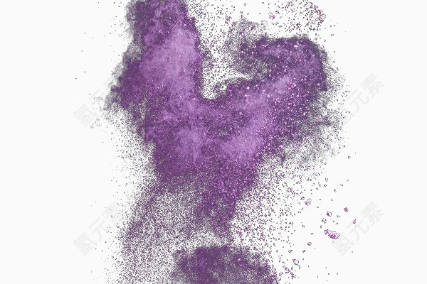 紫色粉末 