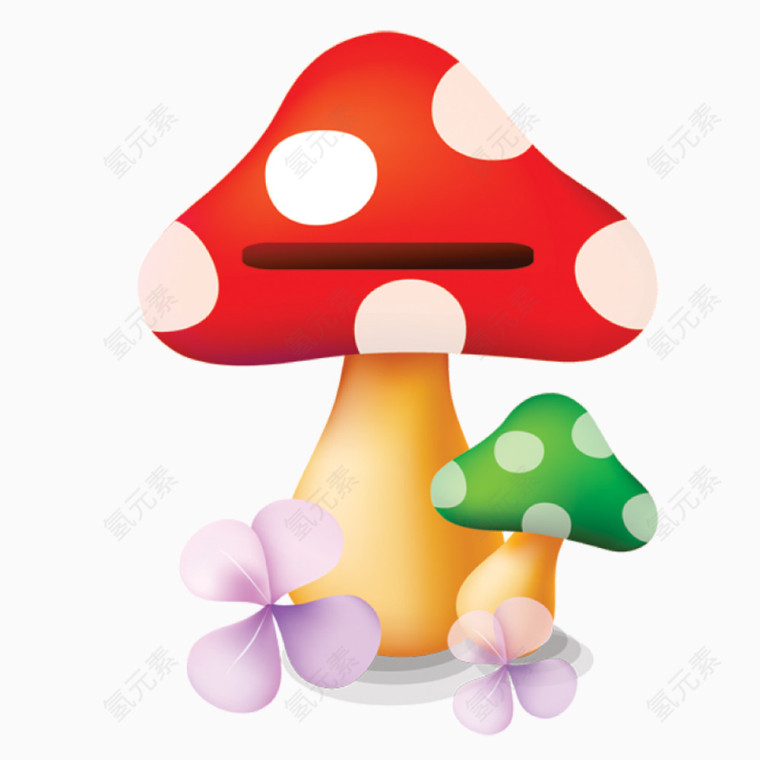 蘑菇花朵