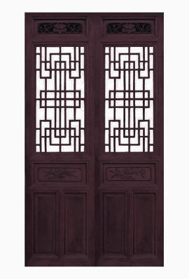 中国风古典木框窗框门框边