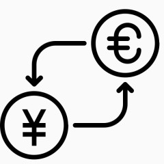 中国转换货币欧元钱以日元货币兑换欧元