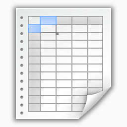 办公室电子表格mimetypes-oxygen-style-icons