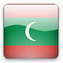 马尔代夫世界标志图标