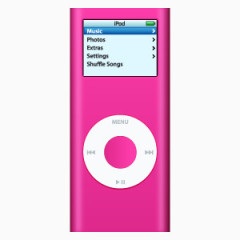 纳米粉红色的iPod