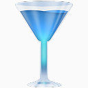 酒玻璃蓝色的cool-glass-icons